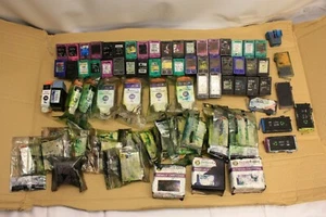 JOB LOT 77 X MIXED EMPTY PRINTER INK TONER CARTRIDGES TESCO ASDA WILKO FOR PARTS - Picture 1 of 5