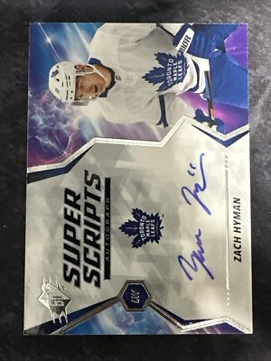 2020-21 SPx Super Scripts S-ZH Zach Hyman Toronto Maple Leafs - Image 1 of 2