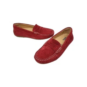 Samuel Hubbard Mocassino Donna Free Spirit Driving Bandiera Rosso Scamosciato 2621 Taglia 6 Nuovo - Foto 1 di 13