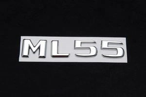 Trunk Lid Rear Emblem Badge Chrome Letters ML 55 fits Mercedes W163 W164 ML ML55 - Picture 1 of 1