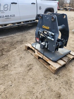 Nuevo GENTEC GE970 Excavadora Placa Vibratoria Hidráulica Compactador de Zanja Pin de 50 mm Foto 1 de 4