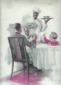 Original Noviembre 1920 Crema de Trigo Estampado Publicitario AMERICANO DIARIO Firmado - Imagen 1 de 4