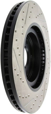 Stoptech 127.42100L for Infiniti G37/Nissan 370Z Slotted & Drilled Front - Image 1 of 4