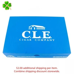 C.L.E. PCA Exclusive 2023 60 x 6 Empty Wood Cigar Box 10.5" x 7.25" x 2.25" - Picture 1 of 12