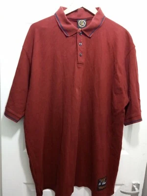 G Unit(Heavyweight) Mens Polo Shirt XLarge Authentic Burgundy - Image 1 of 4