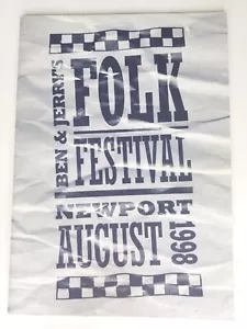 Ben & Jerry's Newport Volksfestival RI August 1998 Konzertbroschüre Lyle Lovett - Bild 1 von 6