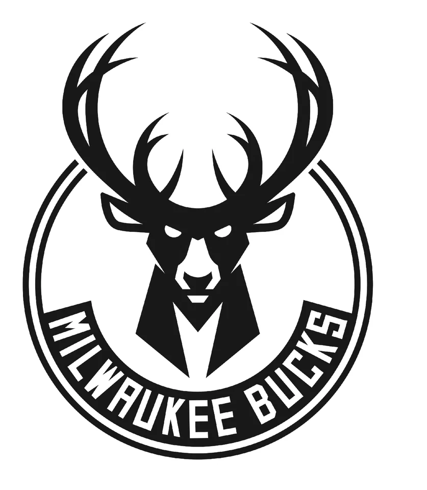 Milwaukee Bucks Logo NBA Vinilo Calcomanía Ventana Laptop Cualquier Tamaño Cualquier Color Foto 1 de 1