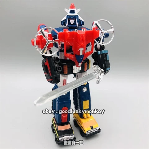 Dairugger XV Voltron Robot Car Vehicle Team 1984 Gift Boy Combined Toy NoBox Cover