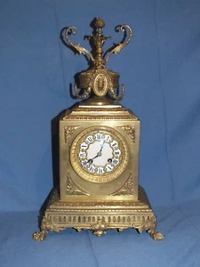 Superbe pendule en bronze style Louis XVI - Imagen 1 de 12