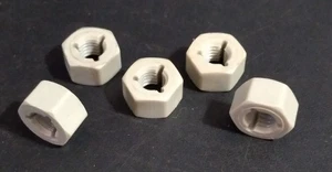NOS Puch Moped Plastic Nut OE#349.3.32.028.1 Self-Locking (for threading M5) - Bild 1 von 3