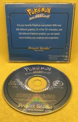 📦 Pokémon: Project Studio Blue Version (PC CD-ROM, 1999, The Learning Company) - Image 1 of 3
