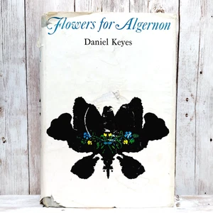 Flowers for Algernon Daniel Keyes 1966 TRUE 1st First Edition HC DJ Nebula Award - Picture 1 of 15