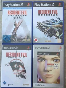 4x Spiel - Resident Evil Code Veronica Outbreak 1 File 2 PS2 Spiele Dead Aim - Bild 1 von 11