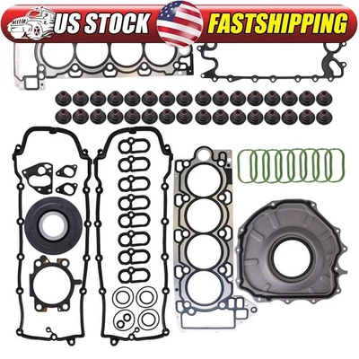 Engine Gasket Kit for Jaguar Land Rover AJ133 5.0L V8 2010-2020 OE AJ133 Foto 1 de 4