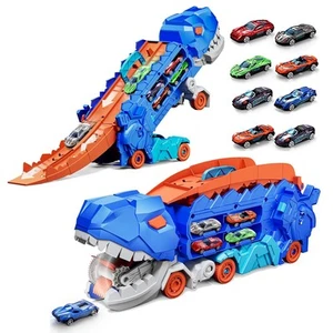 Dinosaur Truck Toy Cars for Toddlers 3 4 5 6 Years Old Boys with Foldable Sli... - Picture 1 of 7