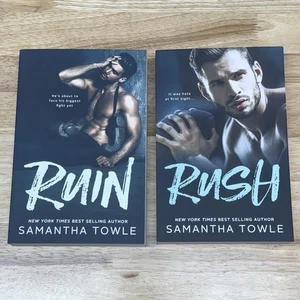 Samantha Towle Paperback Softback Romance Books Rush & Ruin Bundle of 2 - Picture 1 of 8