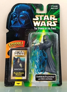 Star Wars POTF Emperor Palpatine Figure W/ Force Lightning & Flashback Photo - Picture 1 of 2
