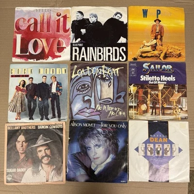 3: Ca ~ 100 7" Singles 70er 80er  Paket Sammlung Rock Pop Disco Internatioal - Image 1 of 3