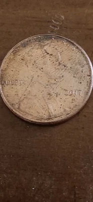 2017 P Multiple Error Penny P Over D LI Is Upside Down Rvrsd Off Center Reverse - Image 1 of 4