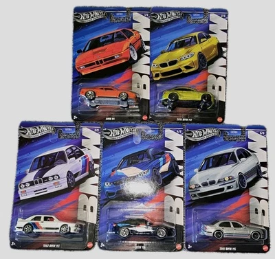 🔥Hot Wheels 2025 Silver Series BMW Set of 5 BNOC!🔥 - Image 1 of 4