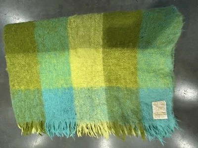 Vintage Hudson's Bay Mohair Wool Throw Blanket Made in Scotland 51”X 70” - Image 1 of 4