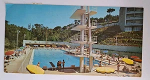 Long Postcard Hotel Estoril Sol Swimming Pool Cascais Portugal - Picture 1 of 5