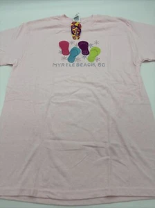 Myrtle Beach Sc T-Shirt Women Large Rhinestones Delta Pro Weight..#11887 - Picture 1 of 8