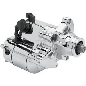 CHROME 1.4kw STARTER HIGH TORQUE HARLEY SOFTAIL DYNA TOURING BIG TWIN 2006-2017 - Picture 1 of 1