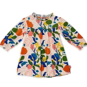 Magnetic Me Rayleigh Floral Modal Super Soft Long Sleeve Dress 18-24 Months - Picture 1 of 4