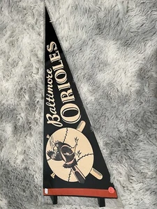 RARE BALTIMORE ORIOLES VINTAGE Logo Full Size 30” Felt Baseball Pennant - Picture 1 of 3