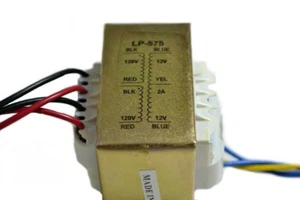 Universal Line Matching Transformer 2A - 110/220V, 12-0-12V LP-575 (1 PACK) - Picture 1 of 4