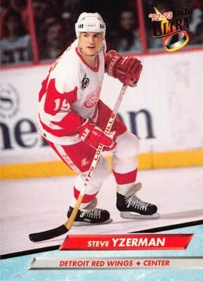 1992-93 Fleer Ultra Football Steve Yzerman #55 NM/MT DETROIT RED WINGS/SHARP - Image 1 of 2