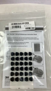 30 Each 3M TEP-WINDSCREEN Peltor Foam Windscreen for TEP-100 93811 - Picture 1 of 1