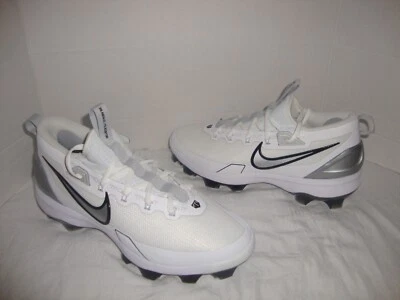 Novas Chuteiras de Beisebol Masculinas FZ0884-102 Nike Force Zoom Trout 9 Elite Low MCS Tamanho 12 - Imagem 1 de 4
