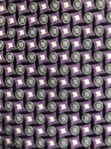 JOS. A. Bank Heritage Collection Neu ohne Etikett graue Lavendel schwarz weiß Seidenkrawatte 583⁄4 x 3 - Bild 1 von 5