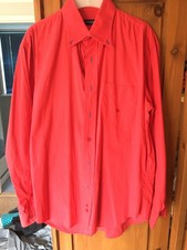Mens Burberry Orange/Red Shirt Size L