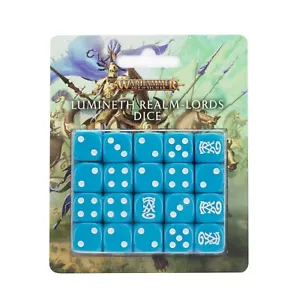 WARHAMMER AGE OF SIGMAR - DADOS LUMINETH REALM-LORDS - Imagen 1 de 1