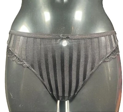 s.Oliver Damen String Größe 32 40 44 schwarz black Tanga Unterwäsche Slip - Bild 1 von 4