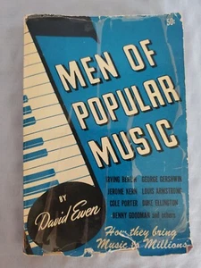 Men of Popular Music by David Ewen - Antique Paperback - Imagen 1 de 7