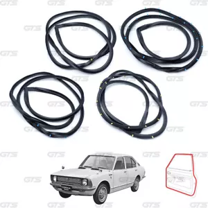 For Toyota Corolla KE20 TE21 1970 74 Set Weatherstrip Door Rubber Seal - Picture 1 of 9