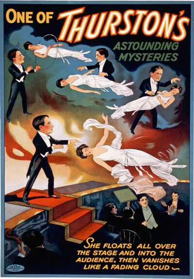 M59 Vintage Mystery Magic Theatre Poster Print A1 A2 A3 - Image 1 of 1