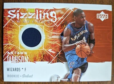 ANTAWN JAMISON, 2005-06 UPPER DECK ROOKIE DEBUT, SIZZLING SWATCHES #SS-AJ - Image 1 of 2