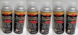 6 Cans Spray Clear Coat High Gloss Lacquer for Truck Car Automotive - Picture 1 of 1