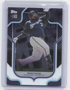 2023 Topps x J-Rod The Show Out Collection #42 Prince Fielder Purple #/75 - Picture 1 of 2