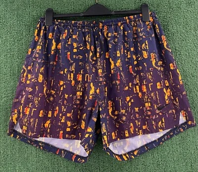Vintage 90’s Nike Swoosh All Over Print Colorful Patterned Shorts Men’s Size XL - Image 1 of 4