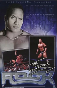 Rolled 2000 THE ROCK POSTER WRESTLING THE SMACKETH DOWN #3470 BRAND NEW SEALED! - Picture 1 of 4