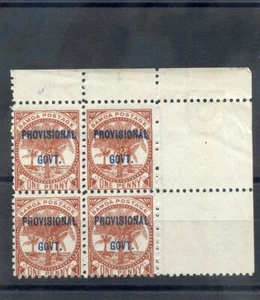 SAMOA Sc 32 (SG 91) ** FEIN + 1d KASTANIE, VIERRANDBLOCK 90 $ - Bild 1 von 1