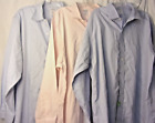 Lot Of 3 Brooks Brothers Regent Button Down Dress Shirt Size 18-4/5 2 Blue 1 pin