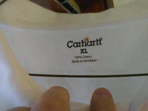 Polo uomo taglia XL bianca CARHARTT CASUAL MANICA CORTA IN OTTIME CONDIZIONI - Foto 1 di 3
