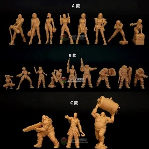 1/72 Moderno "La Serie Cyberpunk Tropas de Combate" Modelo Soldado A&B&C (Impreso en 3D) - Imagen 1 de 8